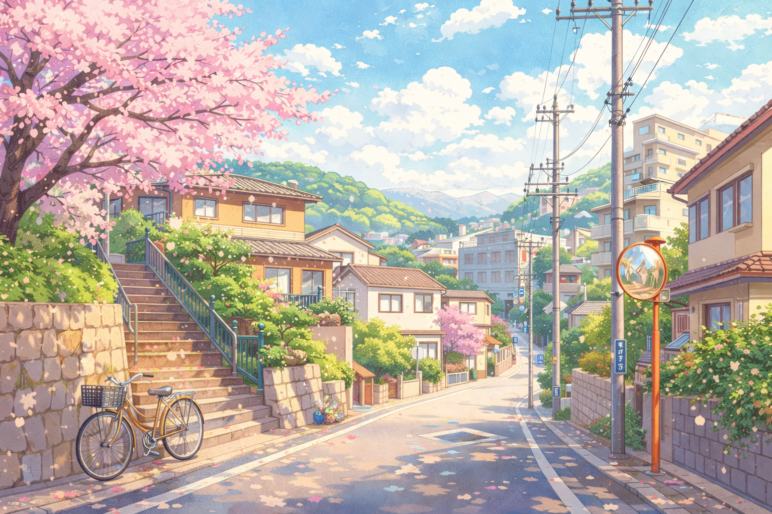 Anime street view